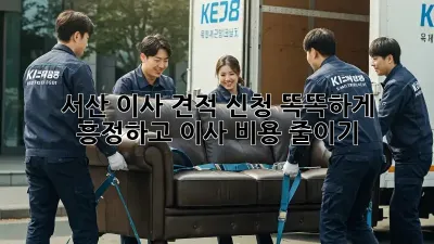 서산 이사 견적 신청: 똑똑하게 흥정하고 이사 비용 줄이기!